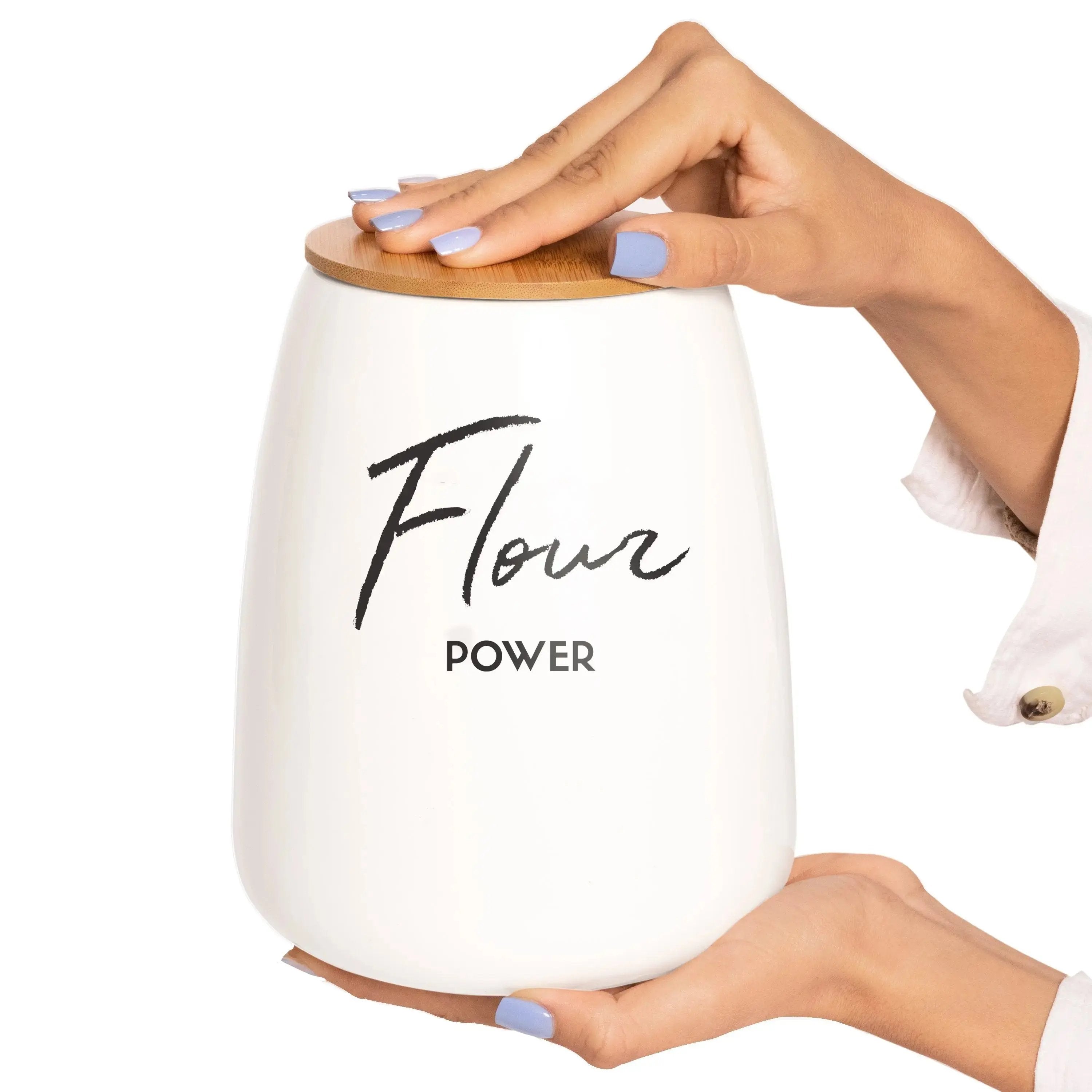 Ceramic Flour Canister Fifth Fork AU