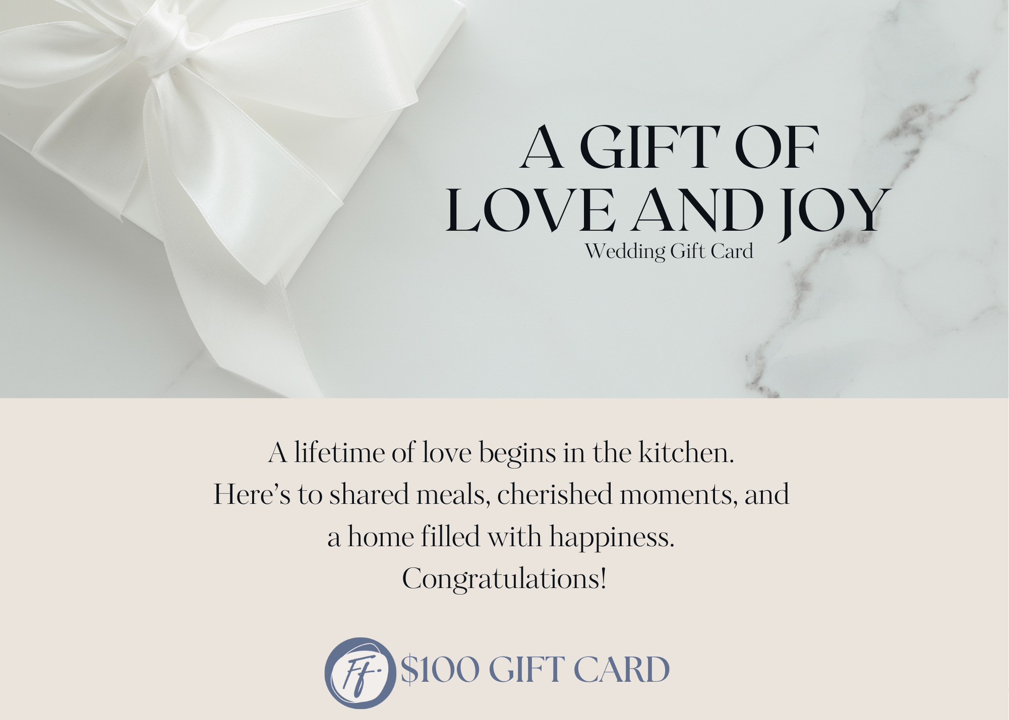 Wedding Gift Card